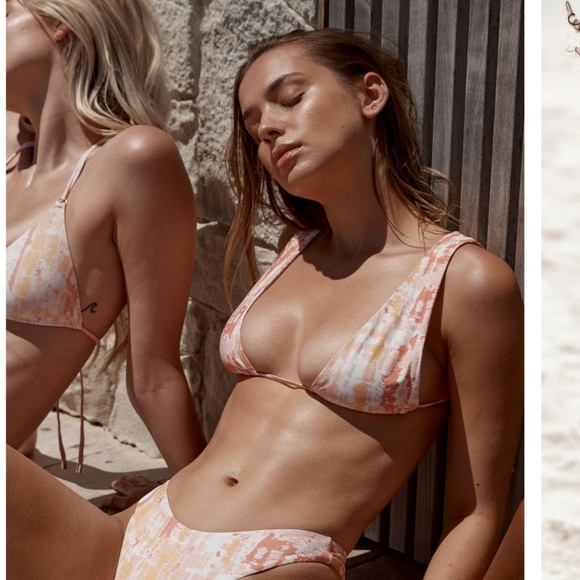 NWT Monday Swimwear Palm Springs Ivory Crochet Top - Picture 6 of 6